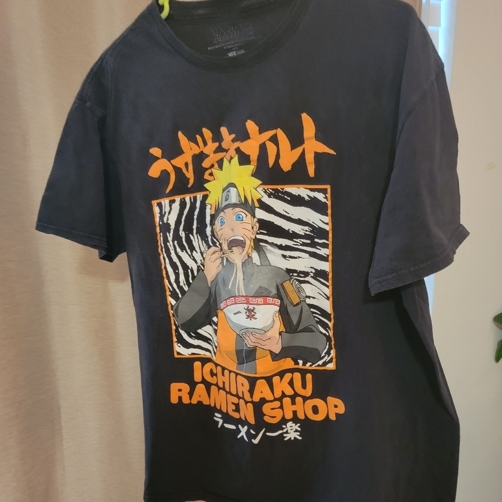 Naruto Tshirt, Black, Sz XL, Good Condition